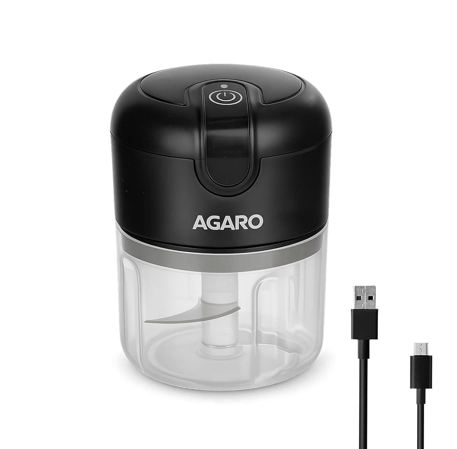 AGARO Royal Rechargeable Electric Chopper Black Copper main view