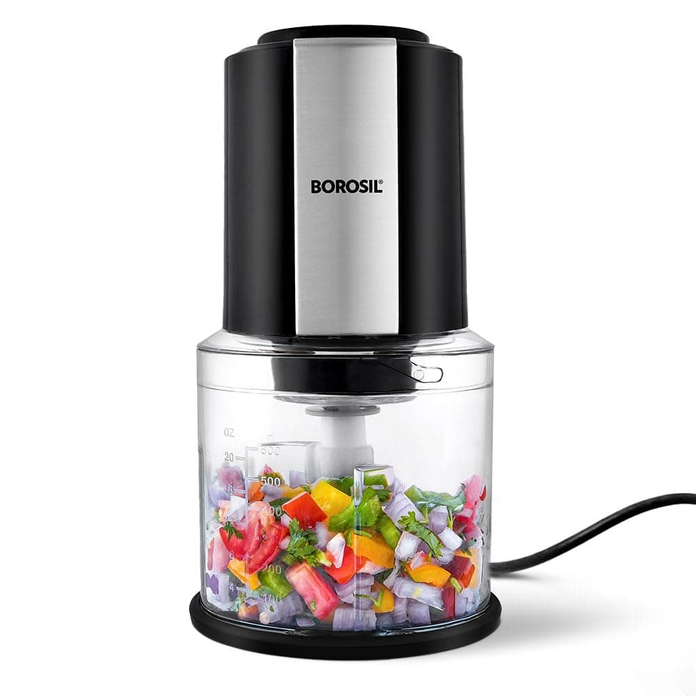 Borosil Chef Delite 300W Electric Chopper main unit with bowl
