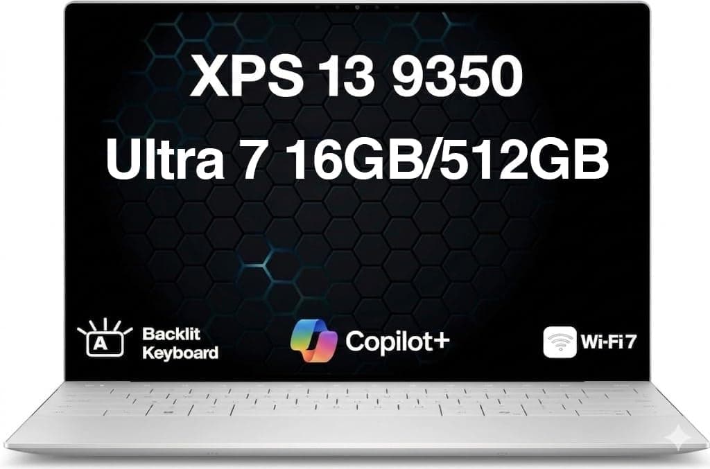 Dell XPS 13 9350 Platinum Silver front view