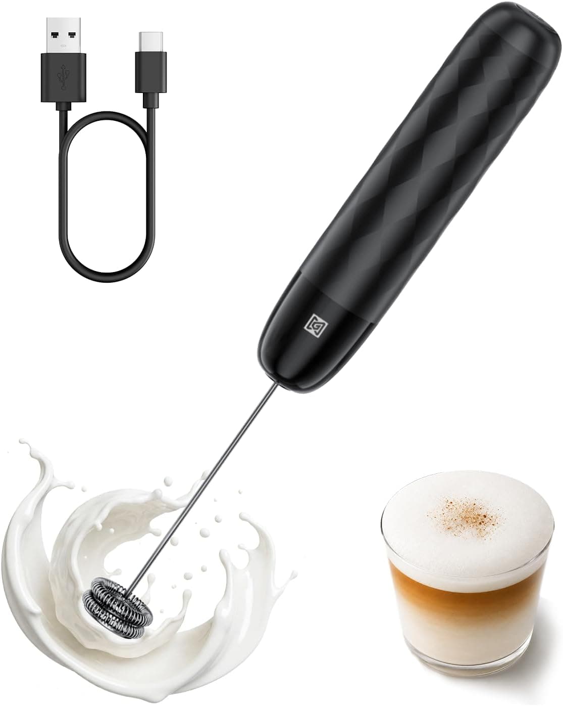 Maestri House Waterproof Milk Frother with OLED Display
