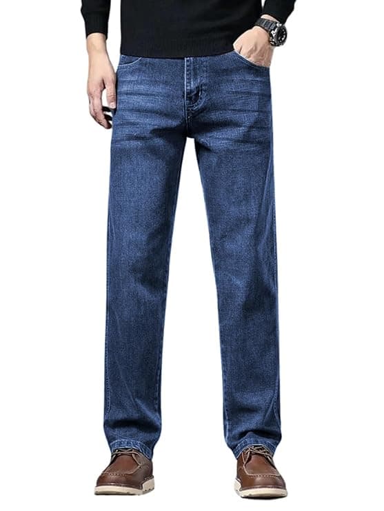 Ben Martin smart fit stretchable jeans front view on model