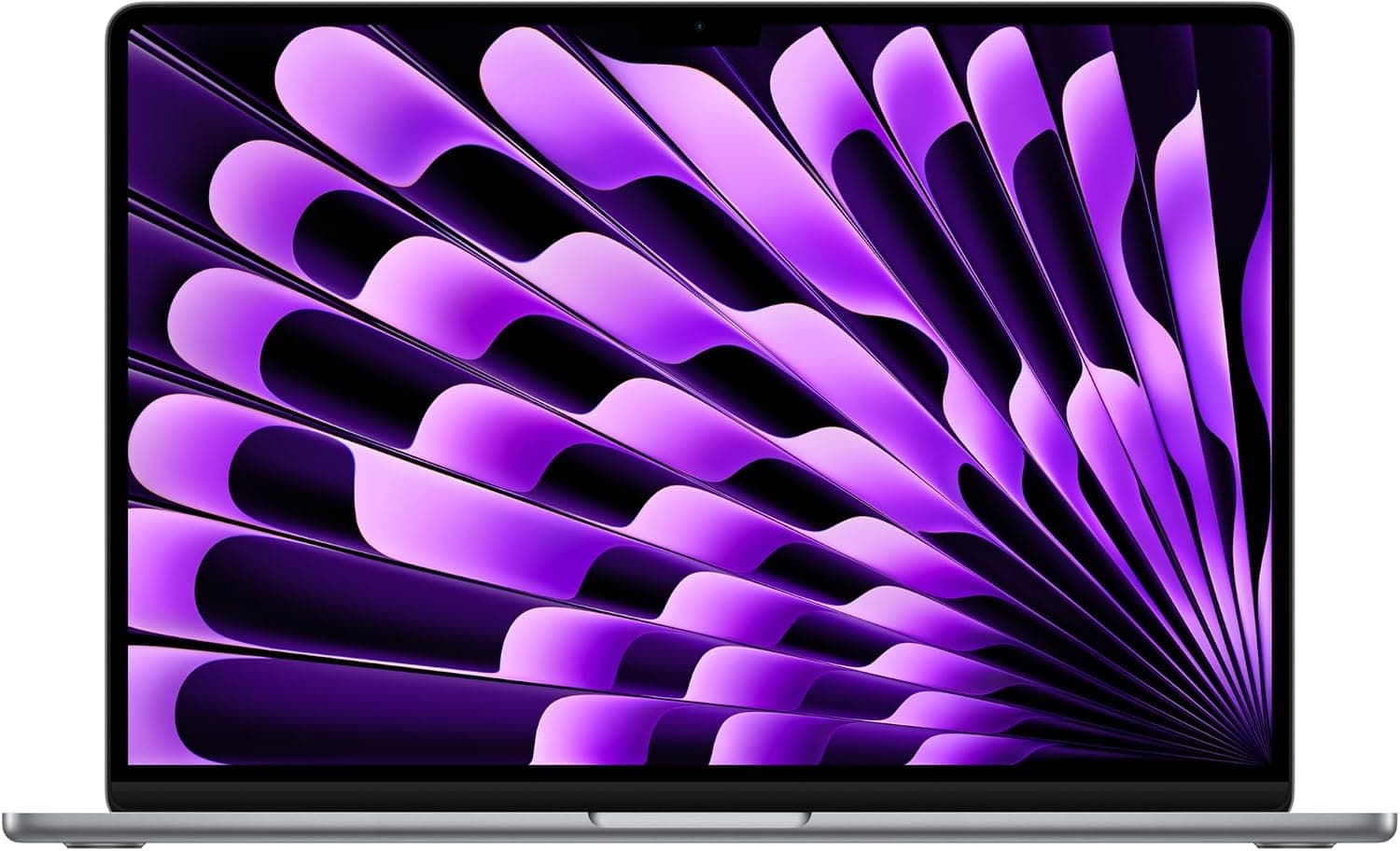 Apple MacBook Air 15-inch M3 Chip Midnight front display view