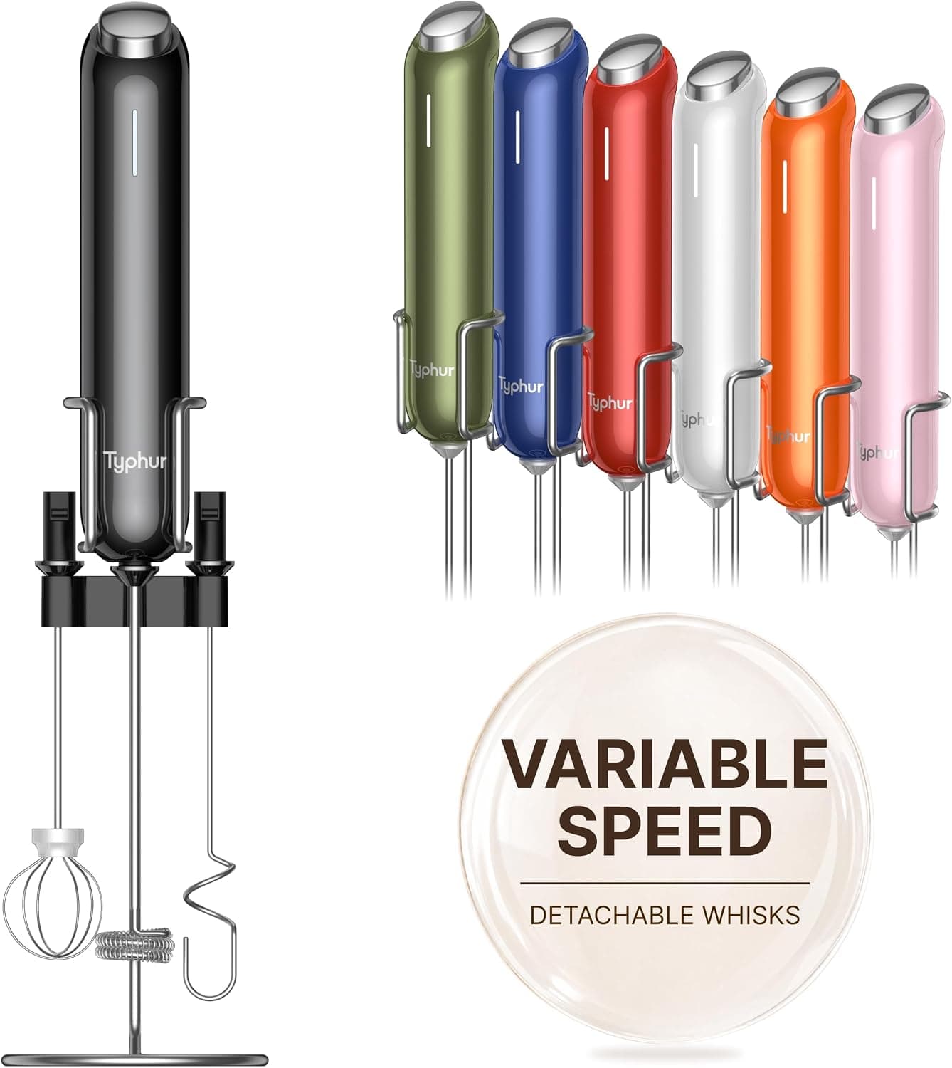 InstaWhisk Upgraded Variable Speed Frother main view