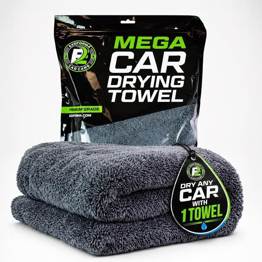 ExoForma Massive Plush Car Drying Towel 1400GSM 24x36 inch