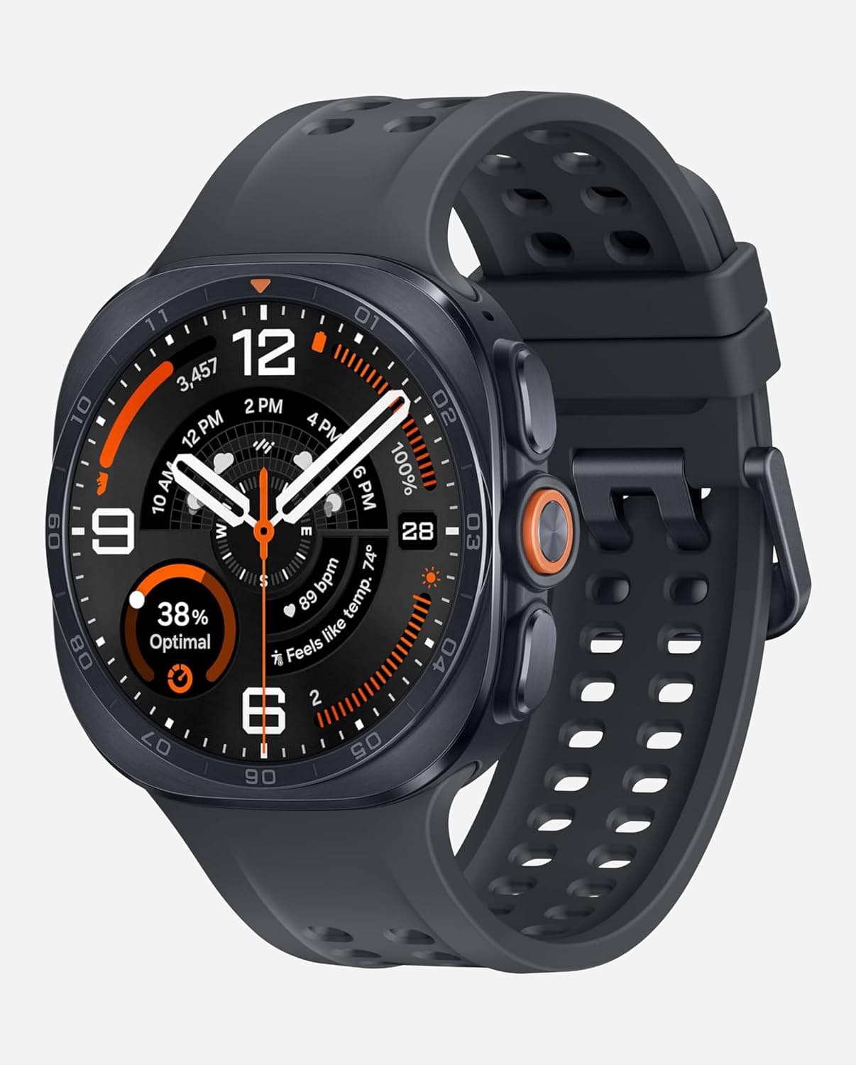 Samsung Galaxy Watch Ultra2 Titanium Gray 47mm front view