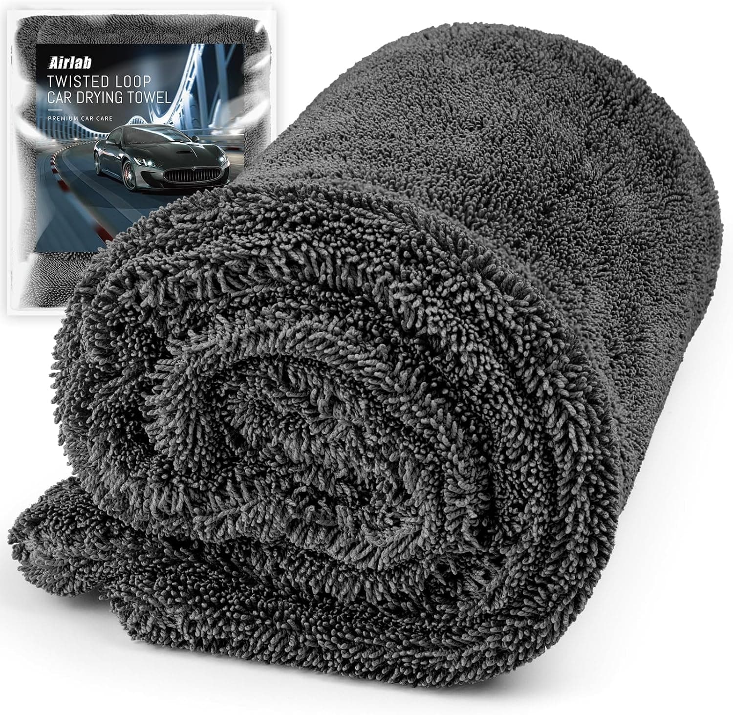Airlab Professional Microfiber Car Drying Towel 24x36 inch front view
