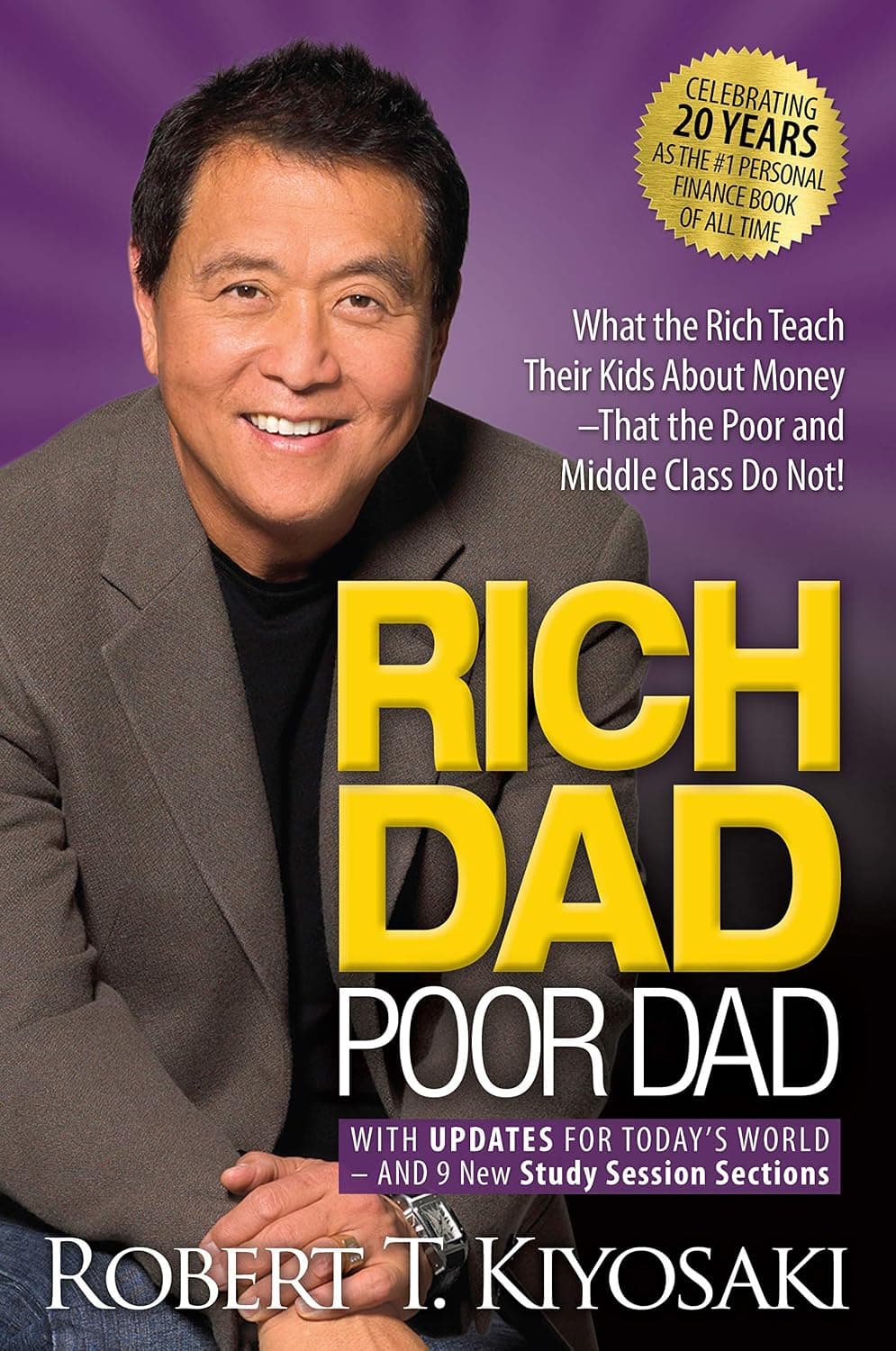 Rich Dad Poor Dad by Robert Kiyosaki book cover